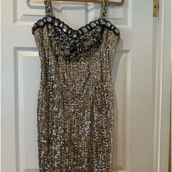 Dresses & Skirts - Mandalay Women’s beaded cocktail dress The dress is short and 37 inches long